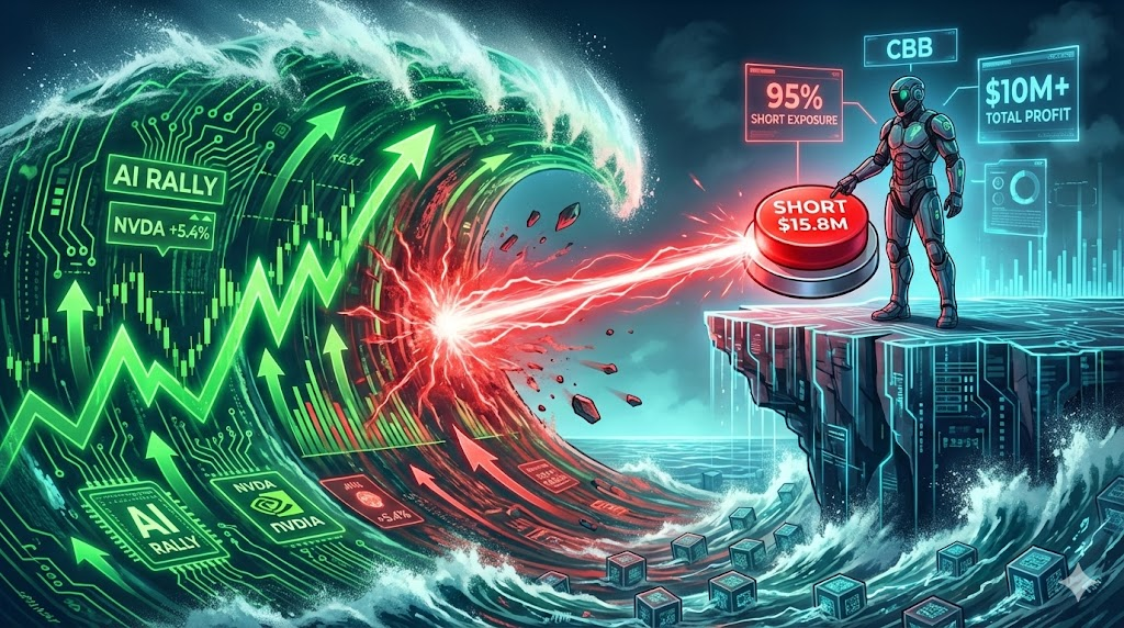 Fading the Rally: Inside the $15.8M NVDA Short and the "Hunting" Logic of Top Crypto Trader CBB