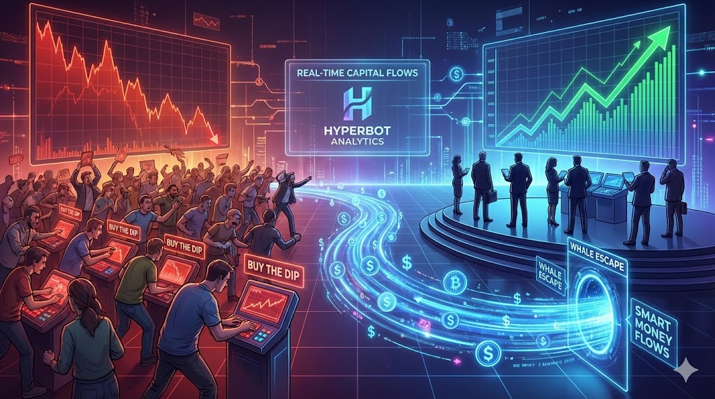 Retail Buys the Dip, Whales Escape the Top: Decoding Real-Time Capital Flows of Crypto's Top Predators