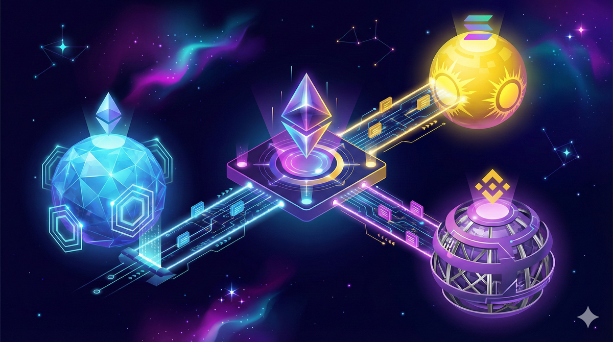 Solana, Base, ETH, or BSC? Stop Juggling Wallets. Control Everything from One Place.