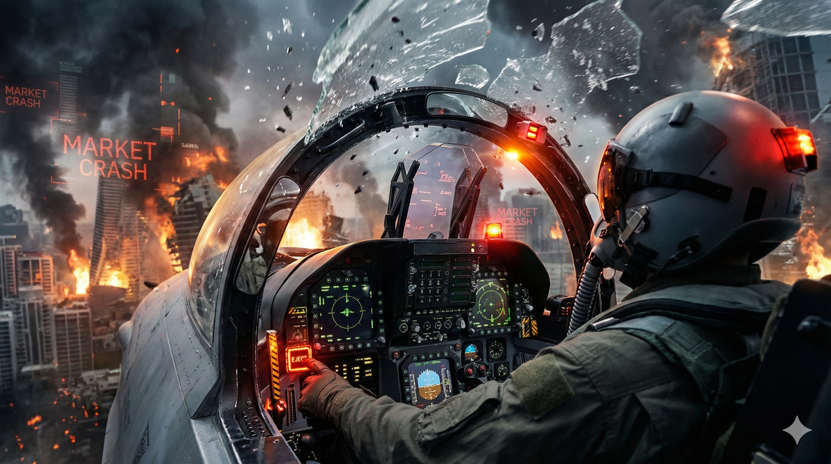 Buying is for Apprentices, Selling is for Masters: How to Exit Safely 1 Minute Before the Crash