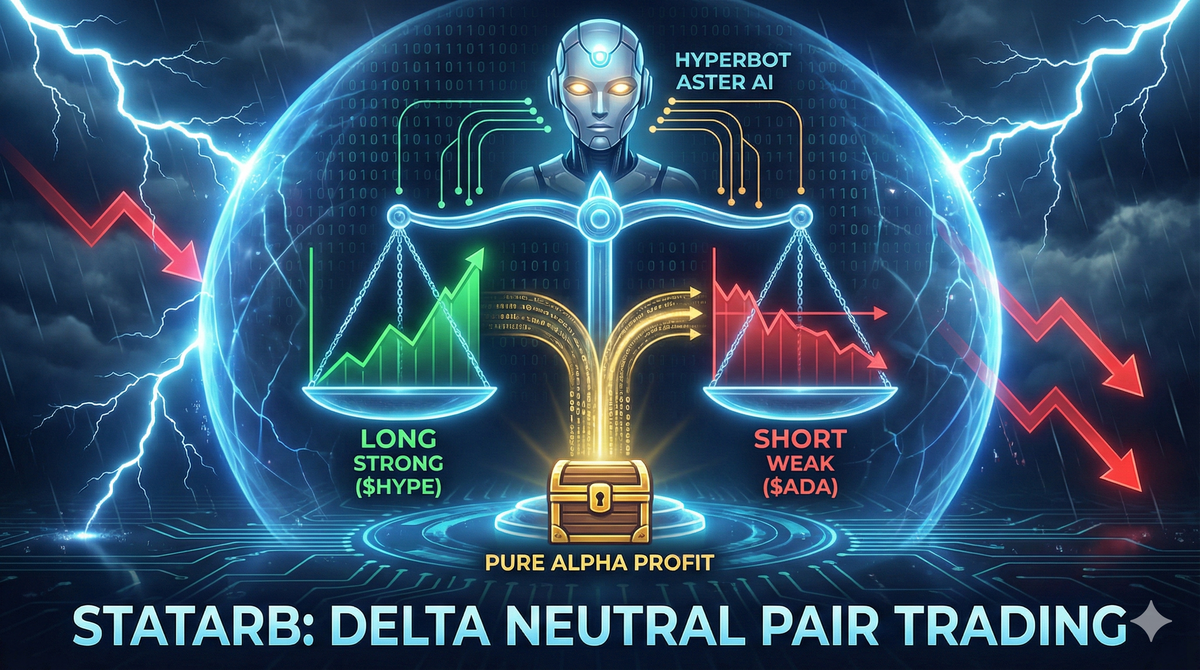 ⚖️ Terrified of an Altcoin Dump? Hyperbot’s "StatArb" Strategy Ignores Market Direction to Harvest Pure Alpha!