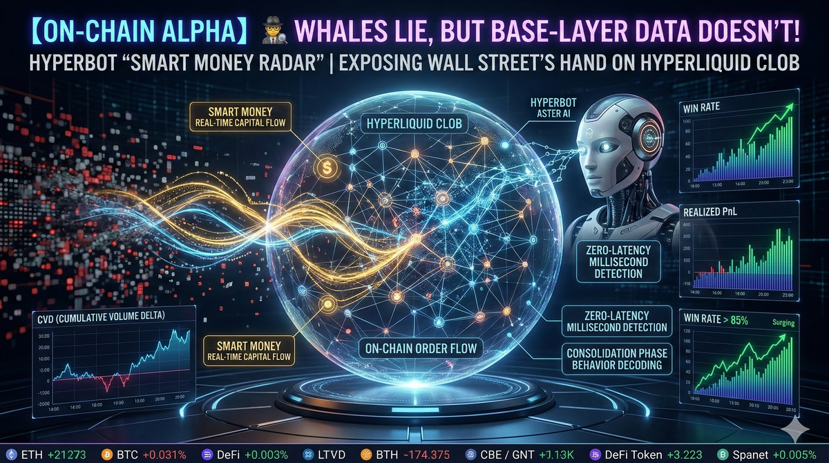 🕵️‍♂️ Whales Lie, But Base-Layer Data Doesn't! Hyperbot's "Smart Money Radar": Exposing Wall Street's Hand on the Hyperliquid Order Flow