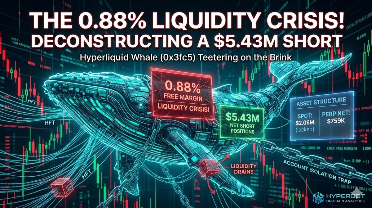 Only 0.88% Free Margin Remaining! Unpacking the $5.43M Short Liquidity Crisis of an "Asymmetric Master"