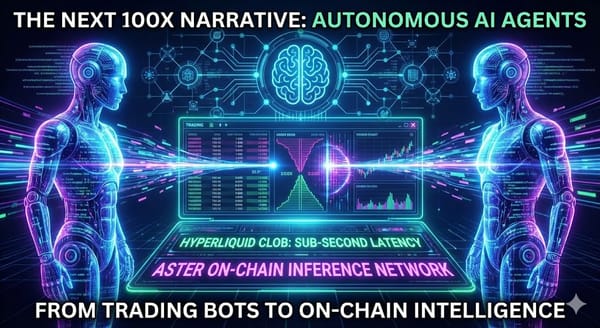 The Next 100x Narrative: The Paradigm Shift from "Trading Bots" to "On-Chain AI Agents."