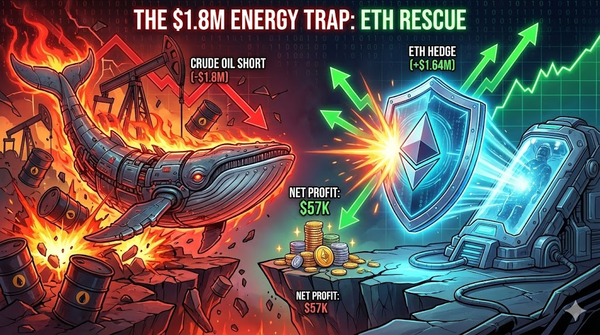 The $1.8 Million Energy Trap: Analyzing the Whale Who "Short-Squeezed" Himself into an ETH Rescue
