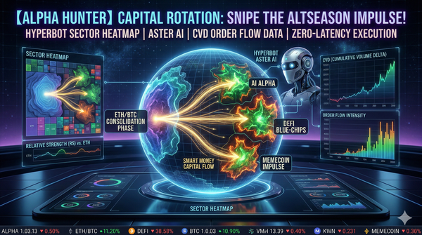 🌪️ Whales Are Quietly Rotating! How to Catch the "Altseason" During ETH's Chop? Hyperbot's "Sector Heatmap" Snipes Capital Rotation with Precision