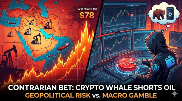 The Contrarian's Wild Gamble: As War Ignites Oil Prices, Why is an On-Chain Whale Shorting $13.7M?